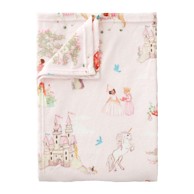 BELLE & BOO Ružičasta deka za bebe od mikropliša 150x200 cm Fairytale