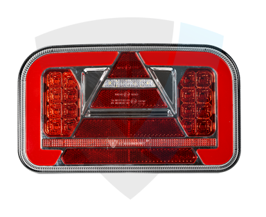 TT TECHNOLOGY LED stražnje kombinirano svjetlo s dinamičnim žmigavcem i reflektirajućim trokutom TT.12513P, desno