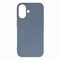 Liquid Silicone Case MagSafe kućište za iPhone 16e, sivo