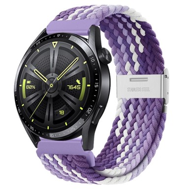 B-STRAP Elastic Nylon 2 remen za Samsung Galaxy Watch 3 41mm, grape