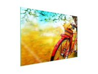 Staklena zaštitna ploča za štednjak Bicycle 70 x 52 cm