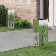 Solarna LED svjetlost za stazu 2 pcs Nehrđajući čelik