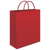 FORNAX Vrećica ukrasna, 34x39x10 cm sjajna plastifikacija, crvena