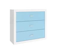Dječja komoda Filip, plava, 89×100×40 cm