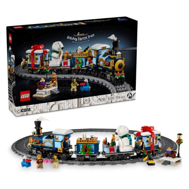 LEGO ICONS Građevinski set, 10361, blagdanski brzi vlak