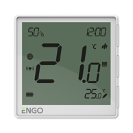 ENGO Regulator temperature EONEBATW, bijeli, ZigBee
