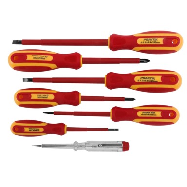 PRAKTIK Set odvijača garnitura A za električare 7-djelna