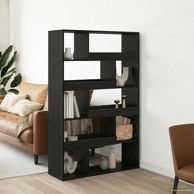 Polica za knjige 100 x 33 x 156,5 cm, crni hrast