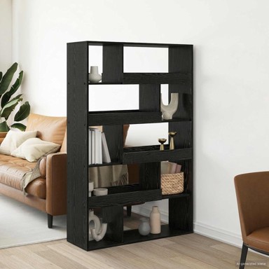 Polica za knjige 100 x 33 x 156,5 cm, crni hrast