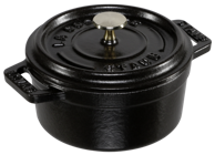 STAUB Mali lonac 10 cm okrugla crna, lijevano željezo
