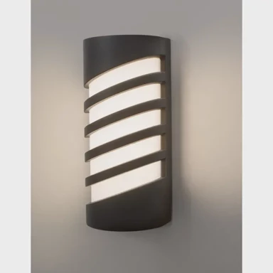 Vanjska zidna svjetiljka Lupo, LED, 10W, 3000 K, 380 lm, IP65, NL9926617, crna