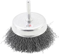 BGS Žičana četka za bušilicu lonč., 75mm, valovita žica