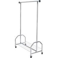  WENKO Metalni mobilni stalak za odjeću u srebrnoj boji Profi