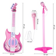 Gitara sa mikrofonom na stalku