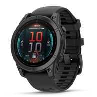GARMIN Pametni sat Fenix E, 47 mm, Slate Gray Steel, crni remen (010-03025-01)