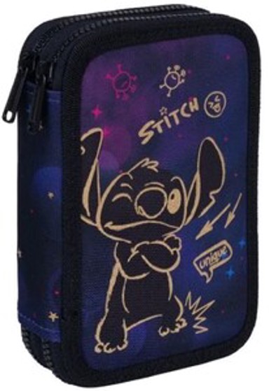 JUMPER 2 Pernica, puna, 2 zipa, Disney Gold Stitch