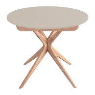 RAGABA Okrugao proširiv blagovaonski stol s dodatnom pločom ø 90 cm Jubi 