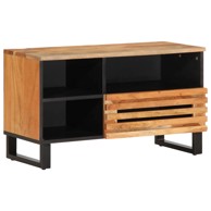 TV ormarić, 80 x 34 x 46 cm, masivno drvo manga, smeđa