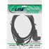 INLINE Kabel za napajanje 16655X, C7-CEE7/16, 5 m, crna