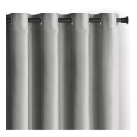 RESTILO Svijetlo siva zavjesa za djelomično zamračenje od samta 140x245 cm Eyelets