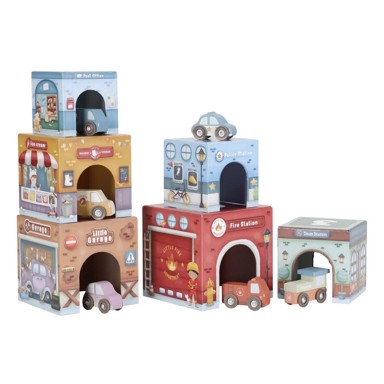 LITTLE DUTCH Set blokova s vozilima LD2525