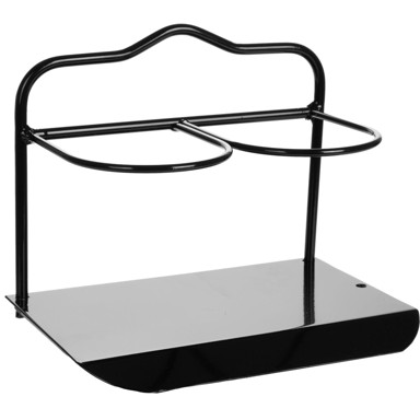 Nosač za dva lampiona crni