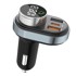 AWEI Bluetooth handsfree FM odašiljač C-843, Bluetooth 5.0, USB i USB-C, crni
