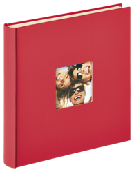 WALTHER Album Fun crvena 33x33,5 50 bijelih stranica samoljepljive SK110R