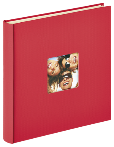 WALTHER Album Fun crvena 33x33,5 50 bijelih stranica samoljepljive SK110R