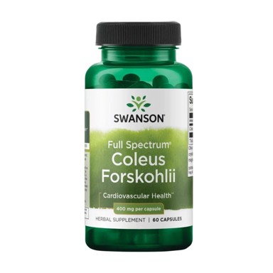 SWANSON Forskolin (indijska kopriva), 400 mg, 60 kapsula