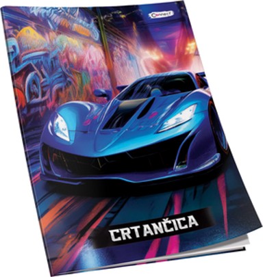 CONNECT Crtančica Soft+ Premium Connect Boy B5, 24 listova, linije