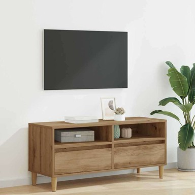 TV ormar s ladicama, 100 x 34.5 x 44.5 cm, konstruirano drvo, umjetnički hrast