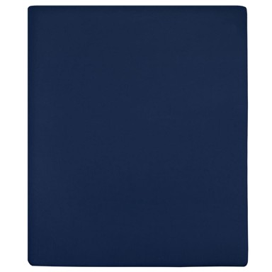 Plahte s gumicom od žerseja 2 kom modre 160x200 cm pamučne