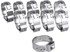 EXTOL PREMIUM Stezaljka za crijevo 8865175, 17,8 mm, INOX, 10 kom