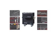 SONIC Radionička kolica sa alatom next s9, 8 ladica, 6 popuna, 384 dijelna – 738477