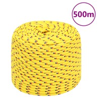 Brodski konop žuti 8 mm 500 m od polipropilena
