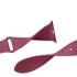 BStrap Soft Silicone remen za Apple Watch 42/44/45mm, Red Wine