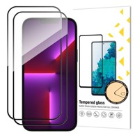 MG Zaštitno staklo Full Glue 2x za iPhone 15 Pro, crno