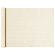 Balkonski zastor 90x300 cm HDPE, krem