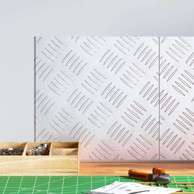 Aluminijske šuplje ploče 2 kom 30x30 cm