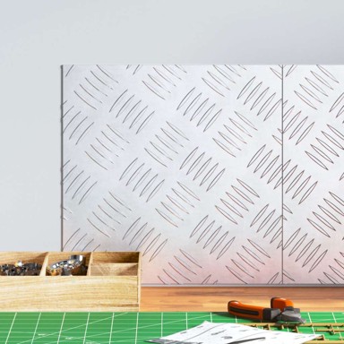 Aluminijske šuplje ploče 2 kom 30x30 cm