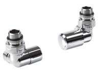 AQUALINE Set ventila za grijanje desni, krom