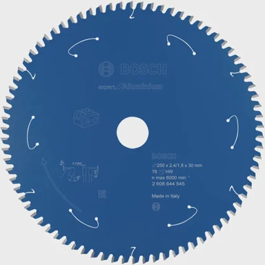 BOSCH List kružne pile Expert for Aluminium 250 mm 78Z (30 mm rupa, za akumulatorske kutne pile)
