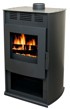 TST Kamin na drva Termo Laura, crni