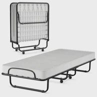 Krevet sklopivi na kotačima s madracem za odrasle, 190 x 80 x 39 cm, proizvedeno u Italiji