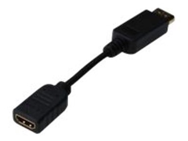 DIGITUS Video adapter, DisplayPort, HDMI, 15 cm