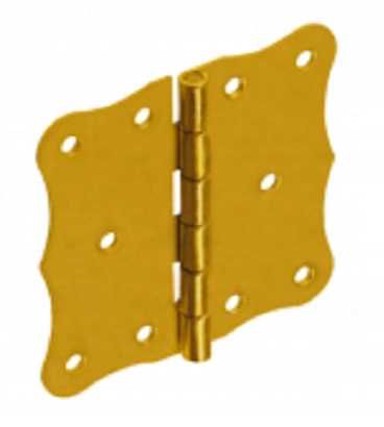 DOMAX Ukrasna šarka, 100 x 105 x 2 mm, za škrinju, cink zlatna
