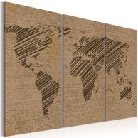 Slika Notes from the World triptych 90x60