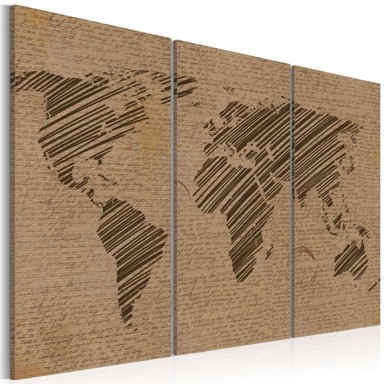 Slika Notes from the World triptych 90x60