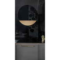 CIARKO DESIGN Zidna napa Eclipse, 60 cm, crno-zlatna